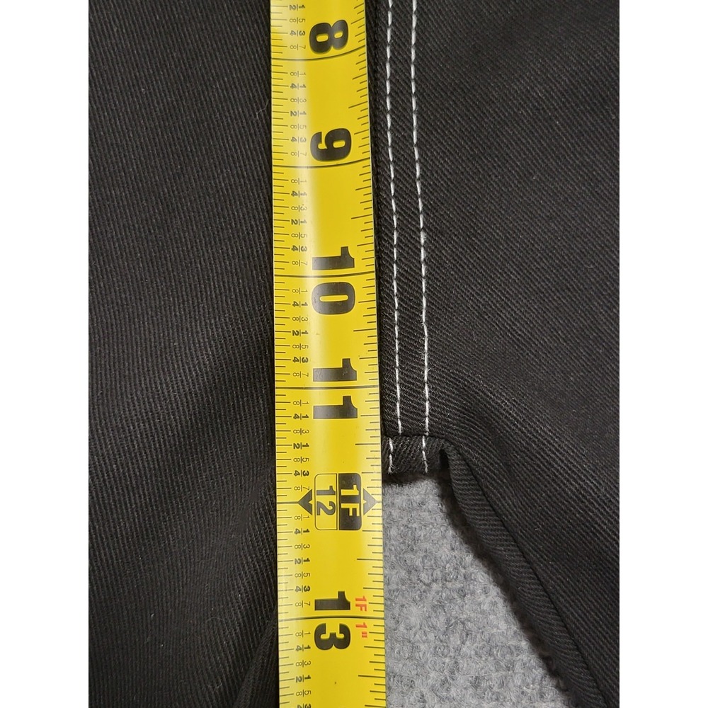Vintage Y2k Tribal JNCO Jeans Mens Medium Embroidered Tribal Design Black/Silver - Picture 14 of 16